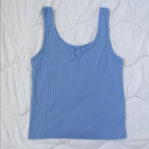 Blue American eagle tank top